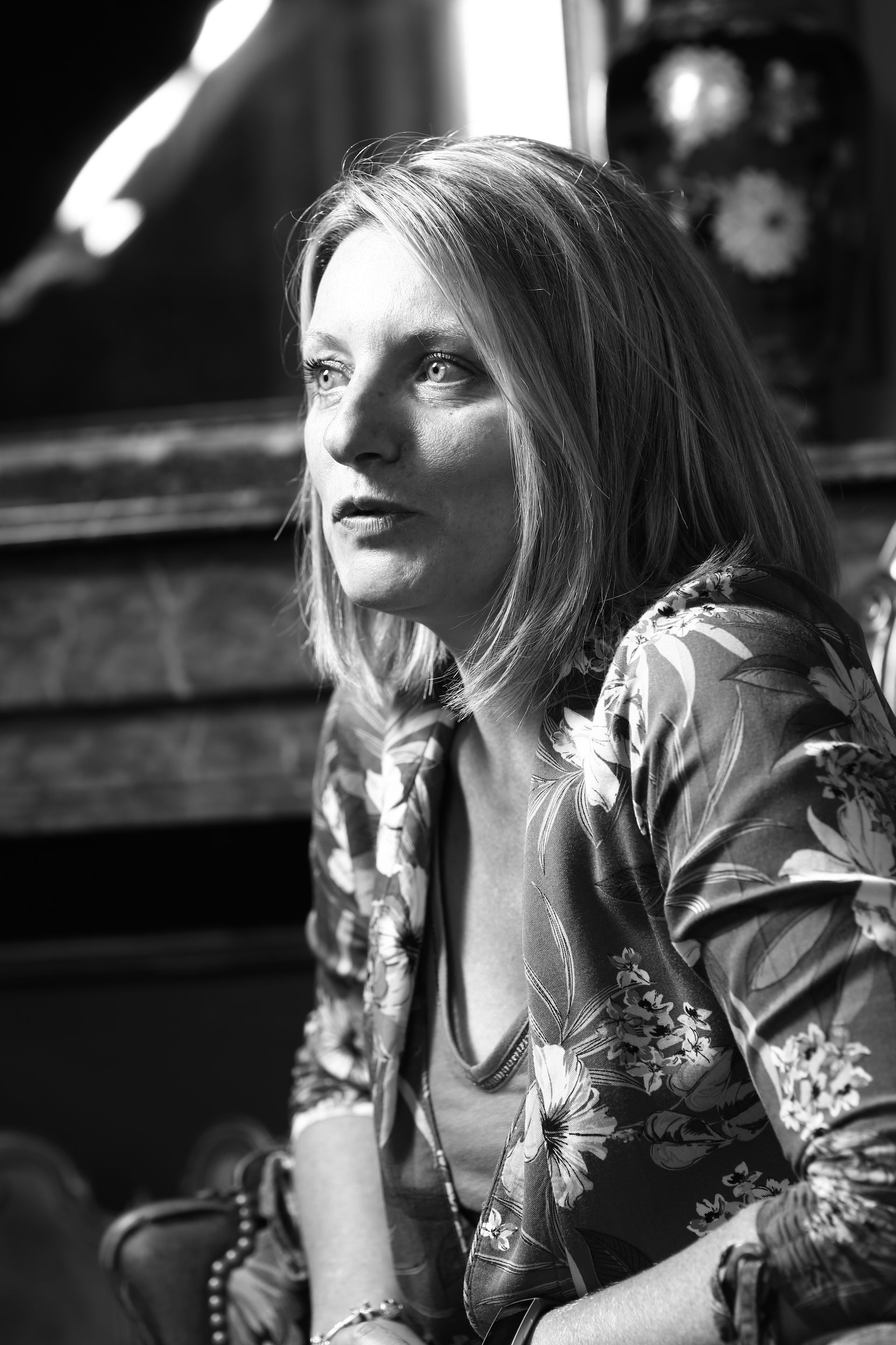 Portrait de la cogérante Caroline Gouin