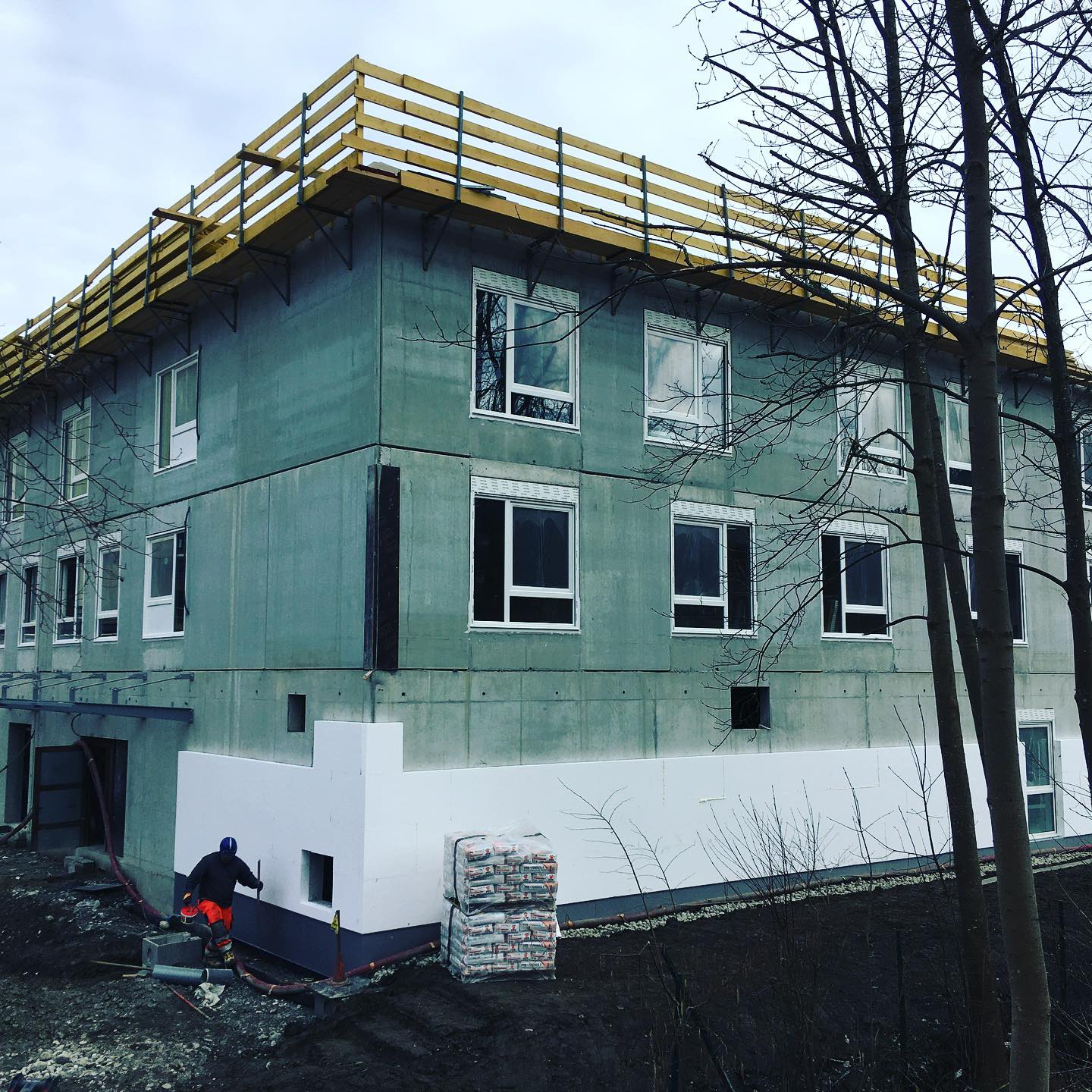 Pose de menuiserie pour un EHPAD