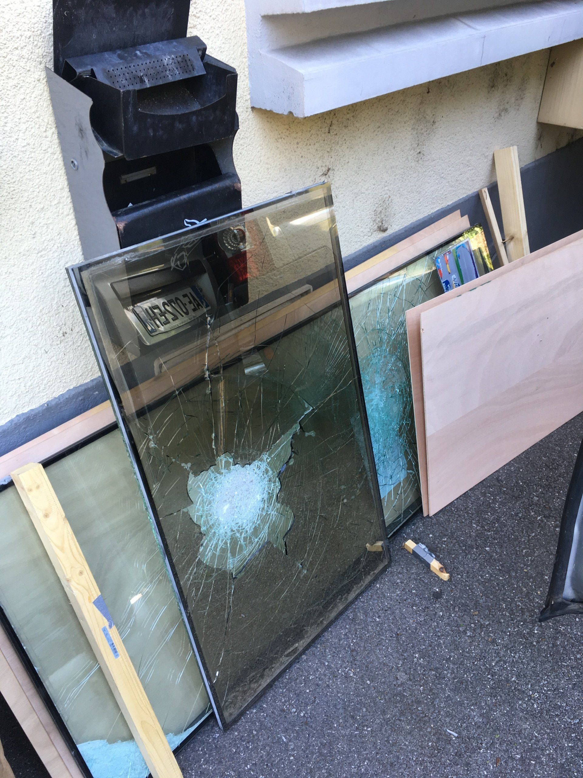 Vitre cassée
