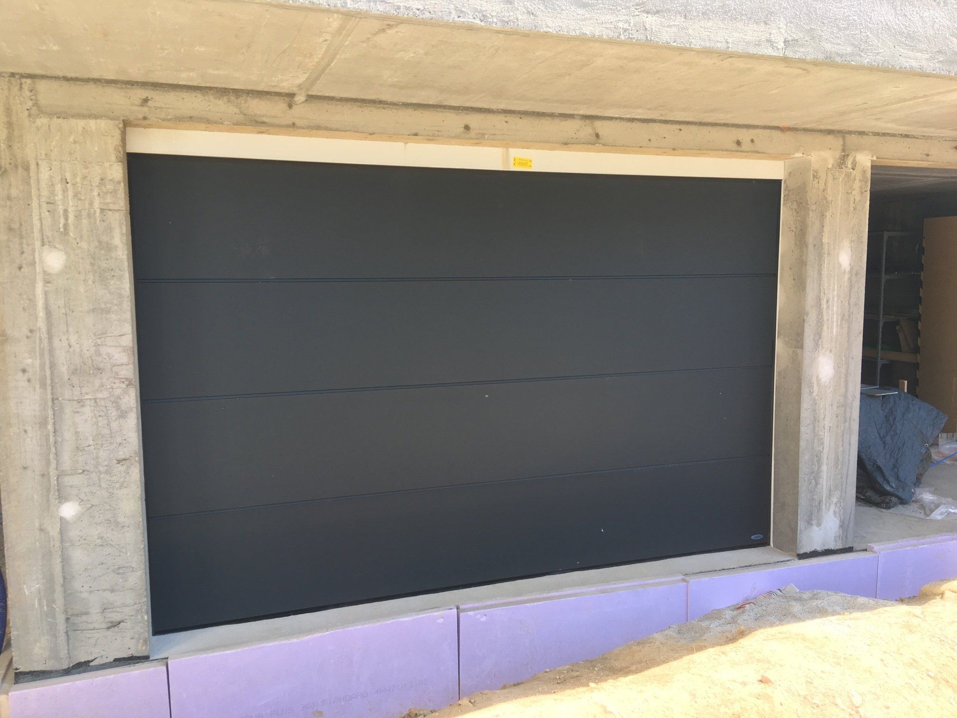 Porte de garage fermée