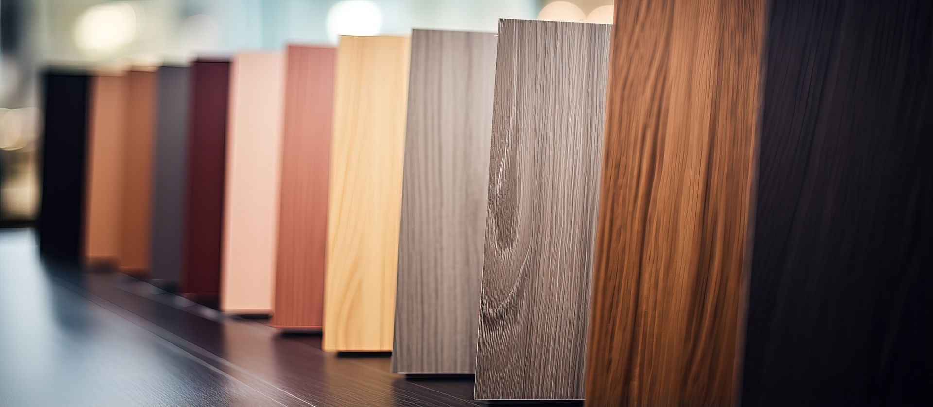 Différents motifs de dalles clipsables