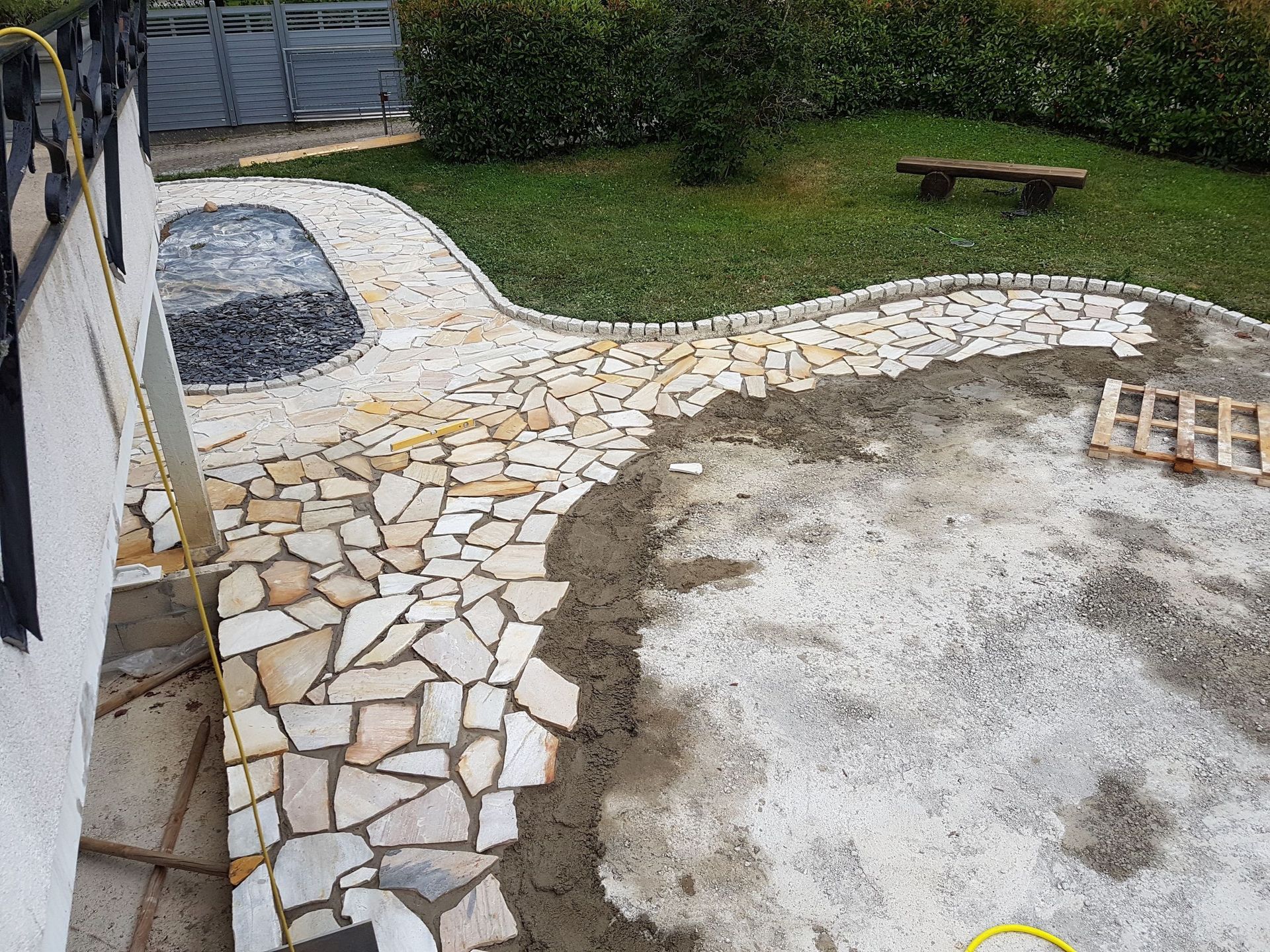 terrasse extérieur mosaïque - Gianluca Spinello