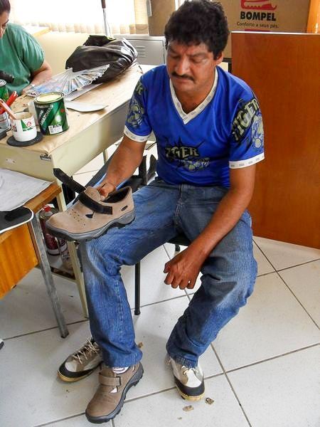 Schuhe testen