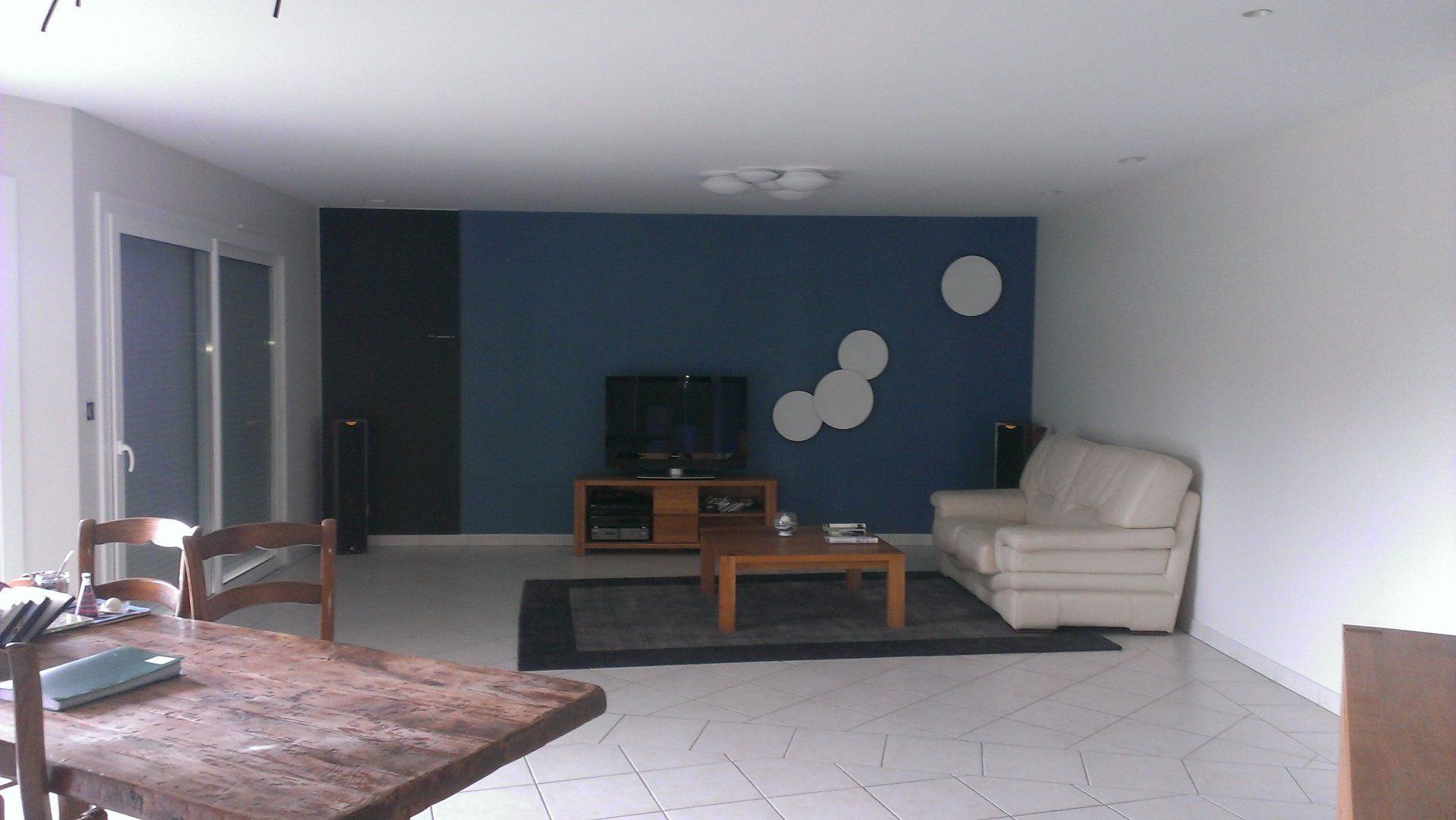 Tissu mural effet jean