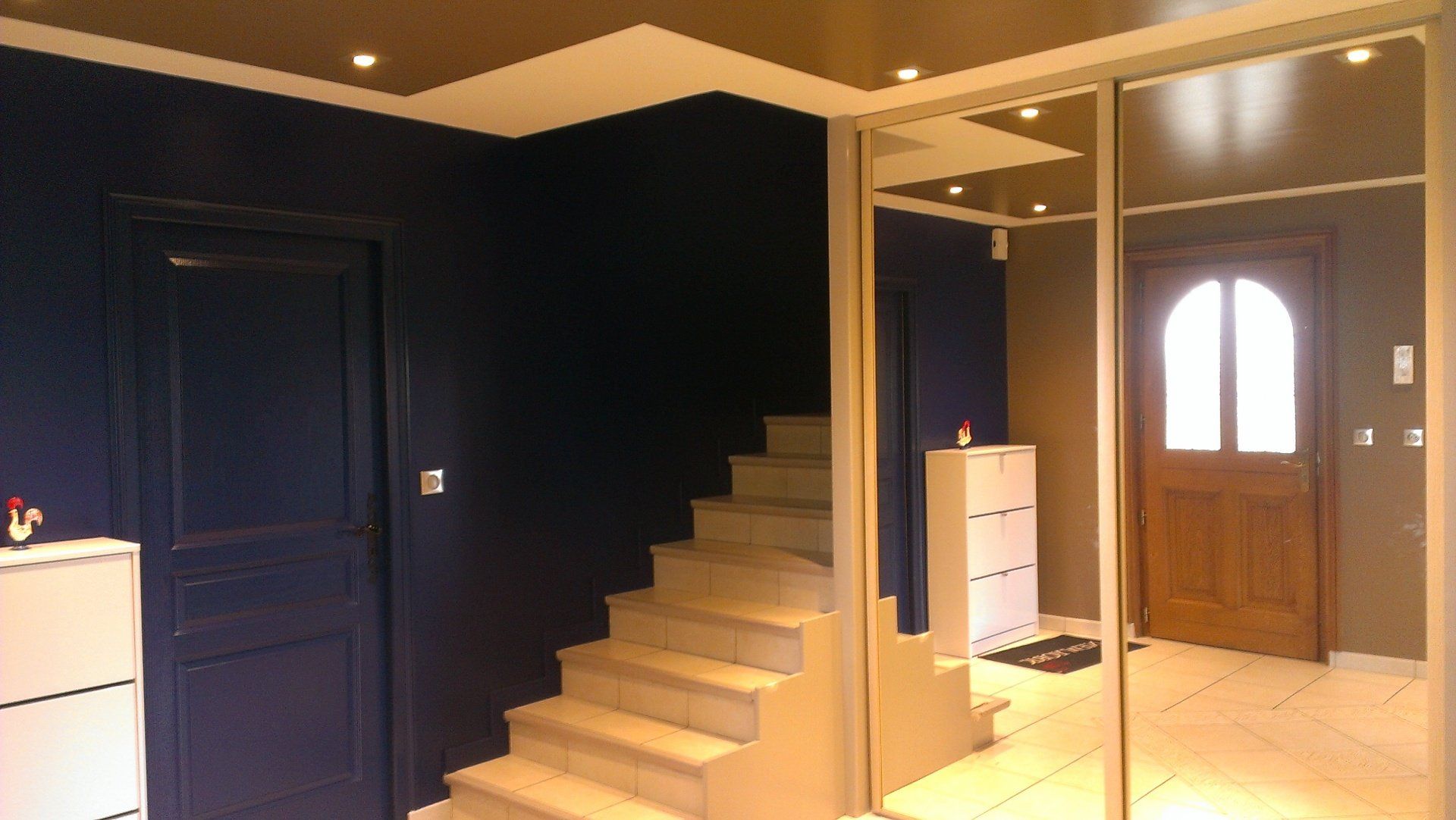 Effet de couleur sur un plafond