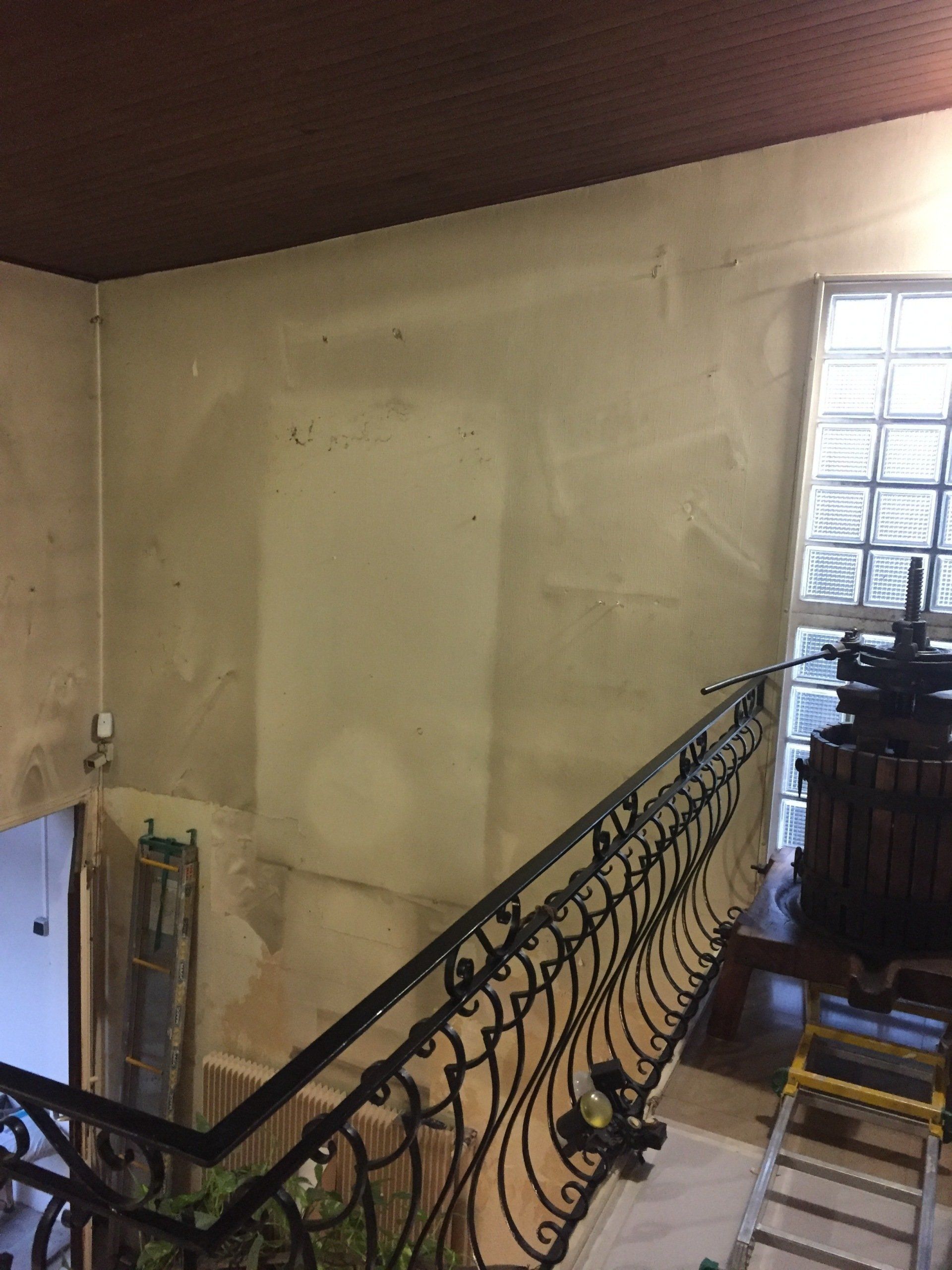 Peinture murale d'entrée avant