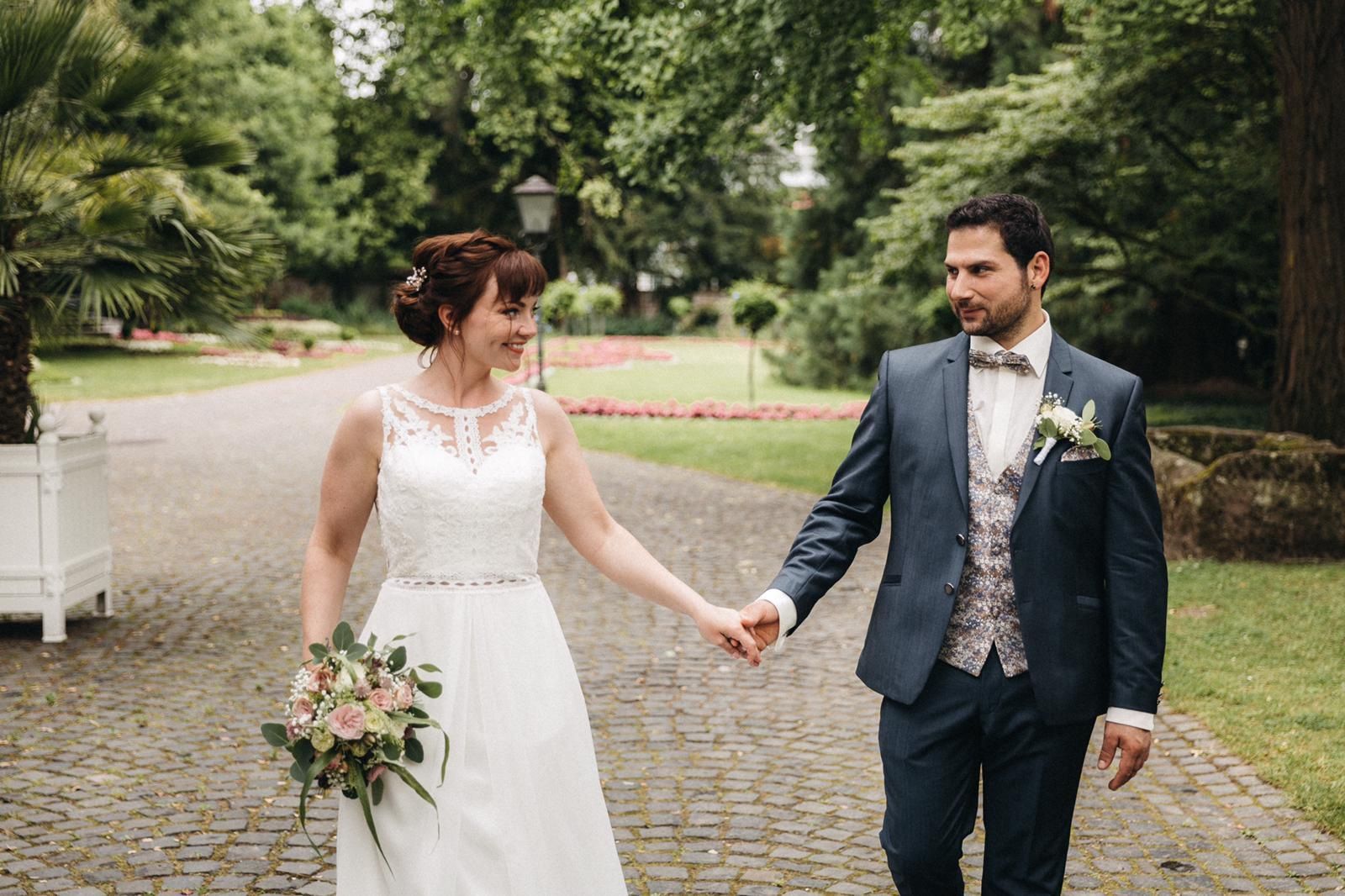 Fotoshooting vom Hochzeitspaar