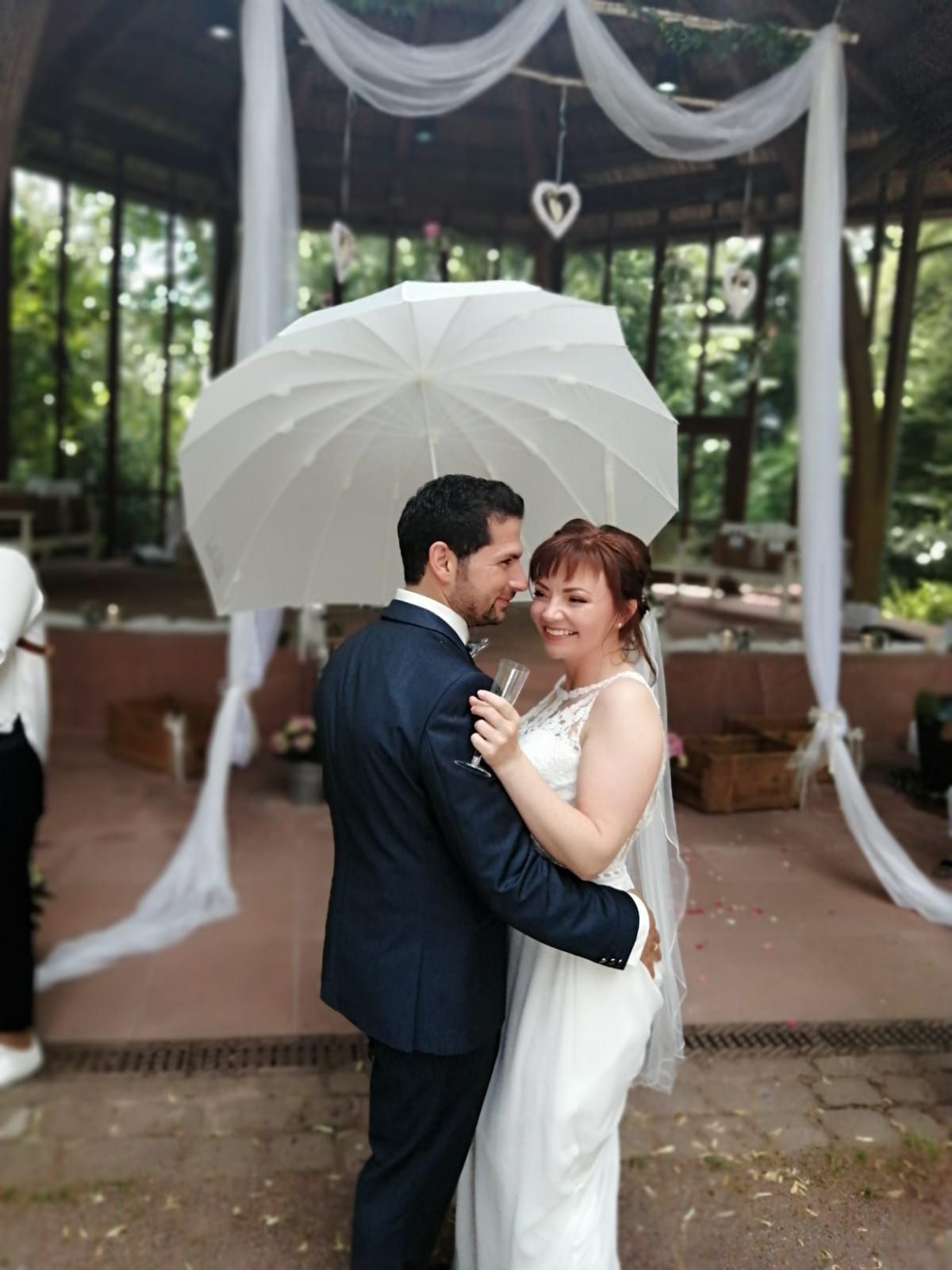 Brautpaar am Hochzeitstag