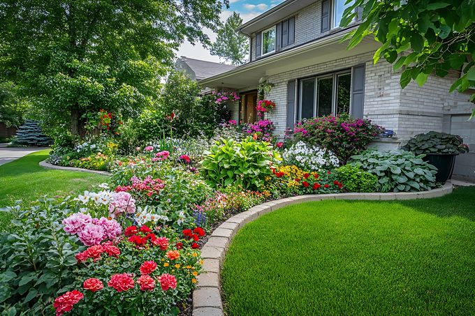 Un jardin fleuri