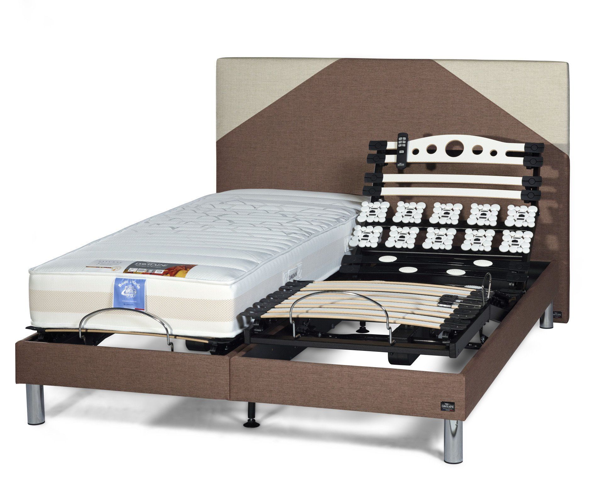 Literie DAVILAINE pieds relevables