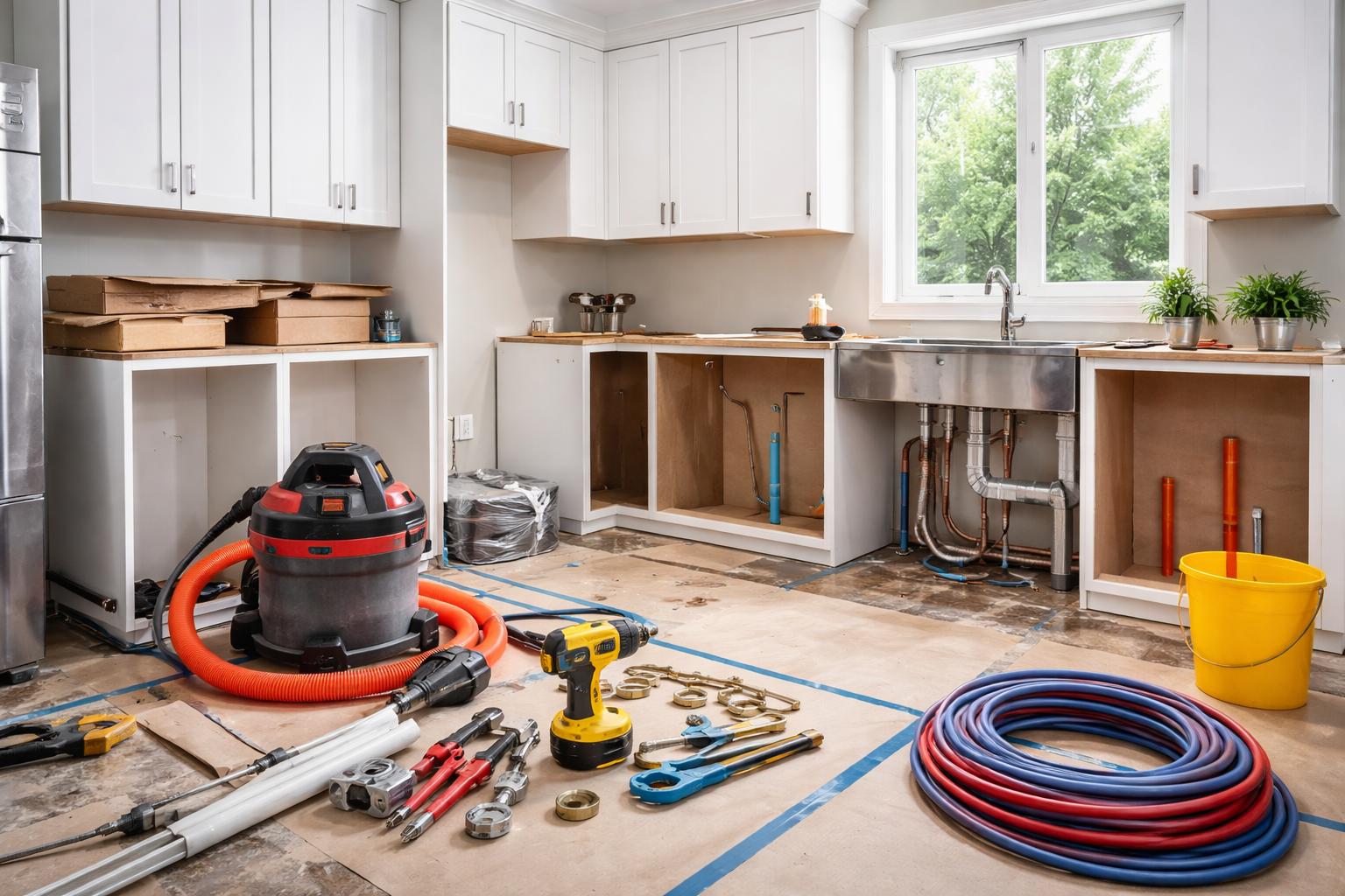 Une cuisine en rénovation