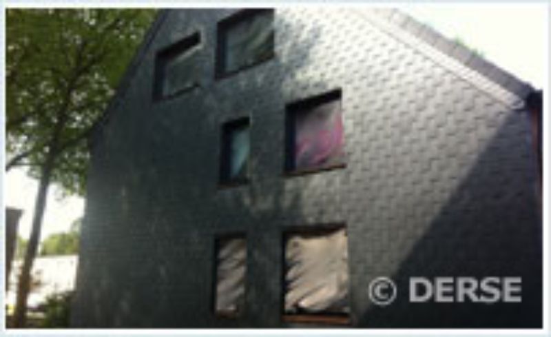 Außenfasse von Haus