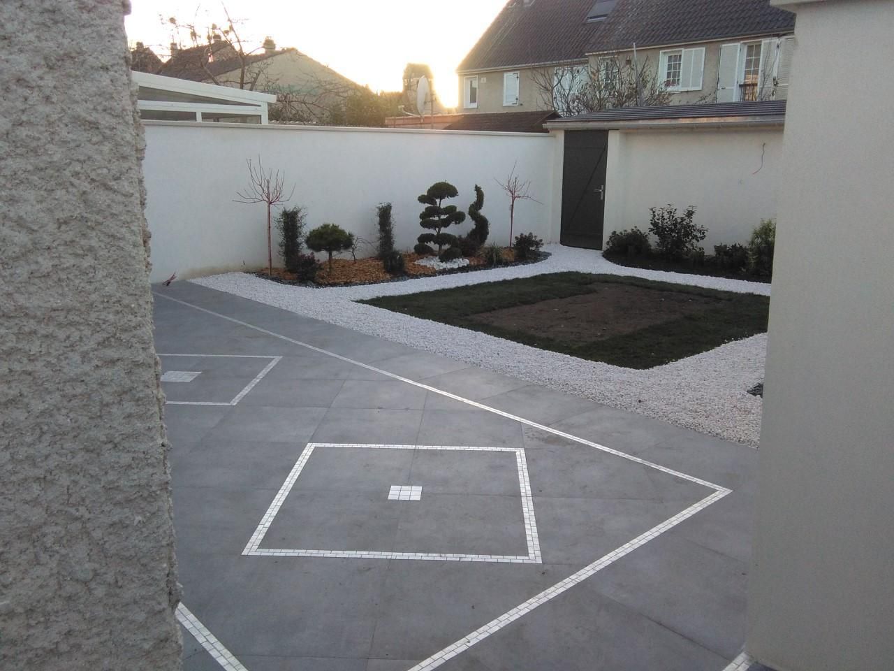 Carrelage extérieur gros