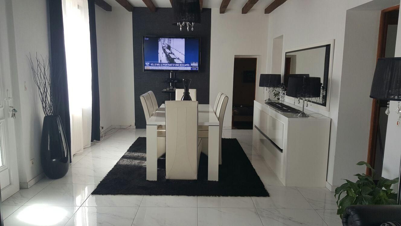 Salon carrelage marbre