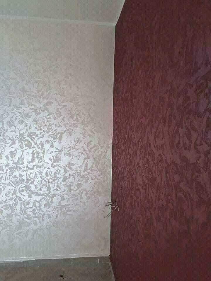 Tapisserie - blanc et bordeaux