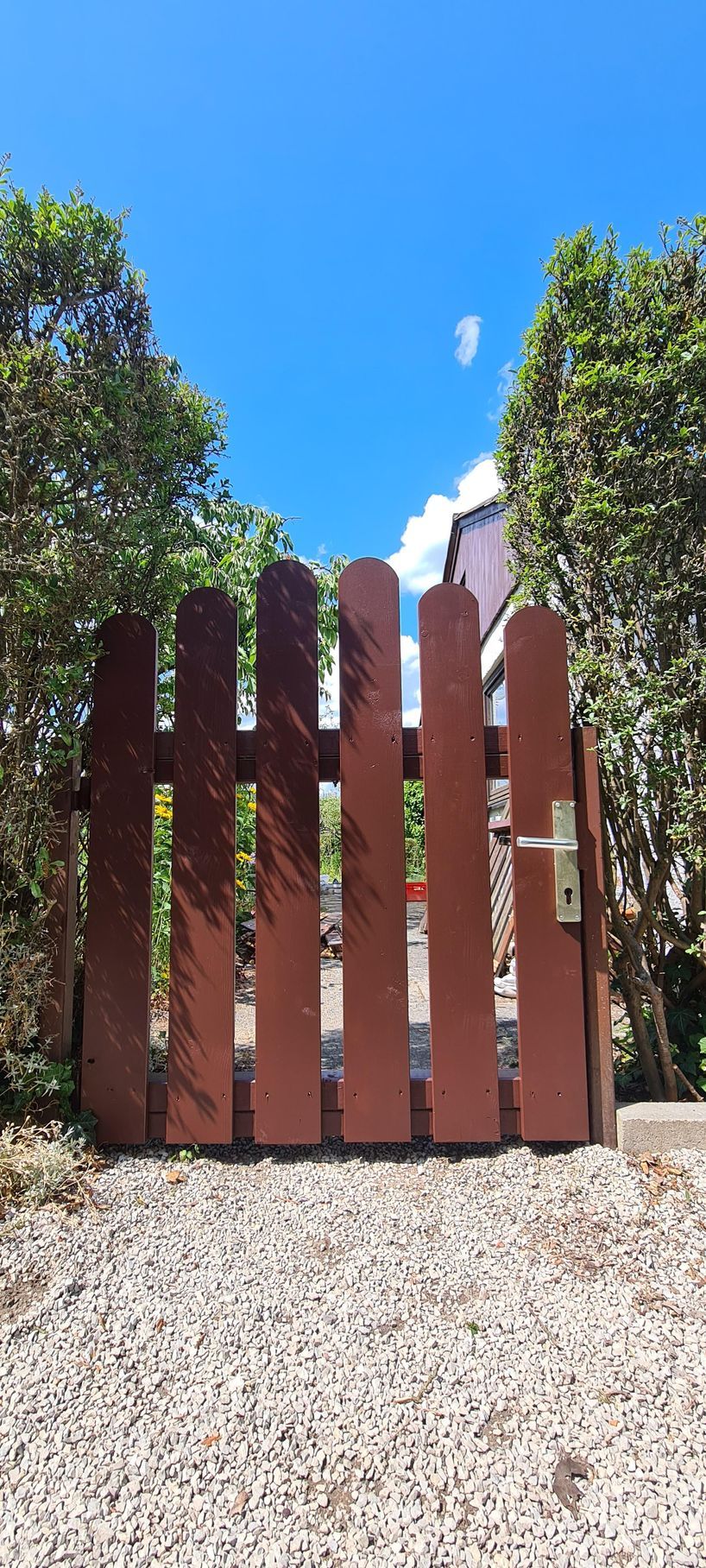 Gartentürchen neu beplankt