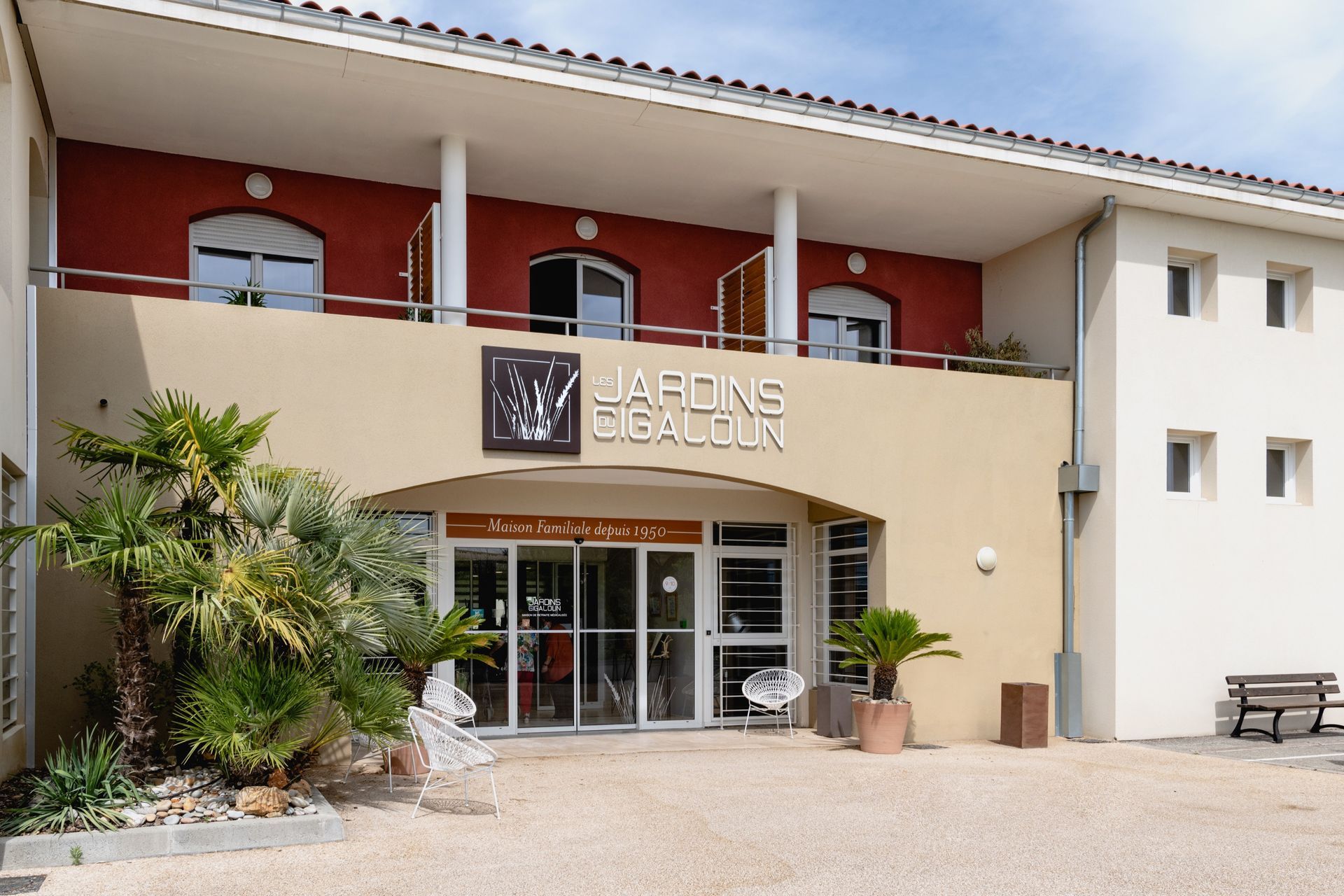 Entrée de la maison de retraite