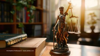 Anwaltskanzlei Kay Schnarrer, Figur Justitia