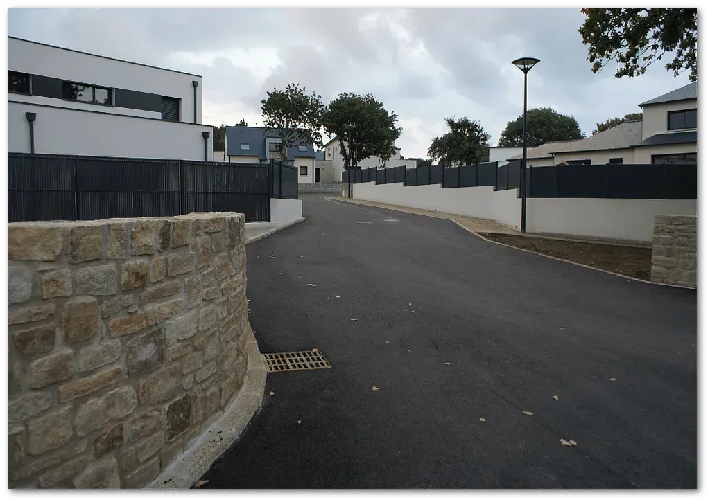 Mise aux normes de la voirie d’un quartier