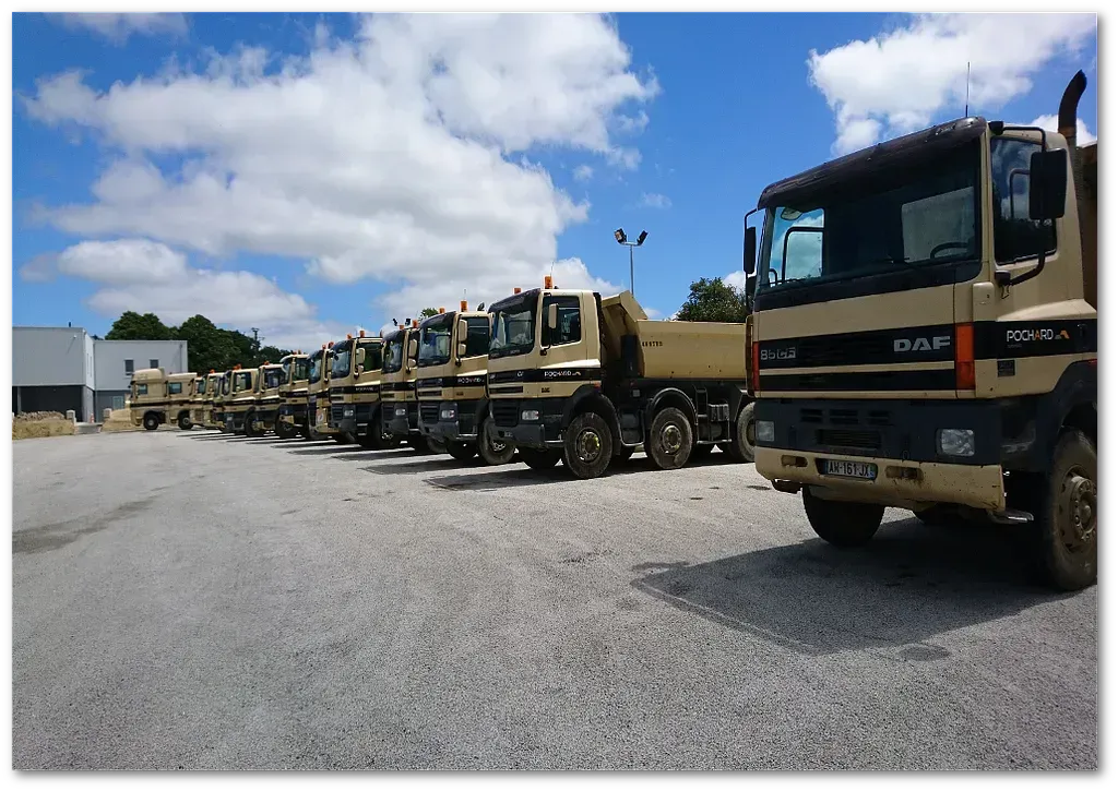 Parc de camions de STPA