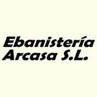 Un logotipo en blanco y negro para ebanisteria arcasa sl