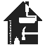 Icon Haus und Malerrolle