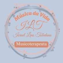 Logotipo circular azul y rosa de 