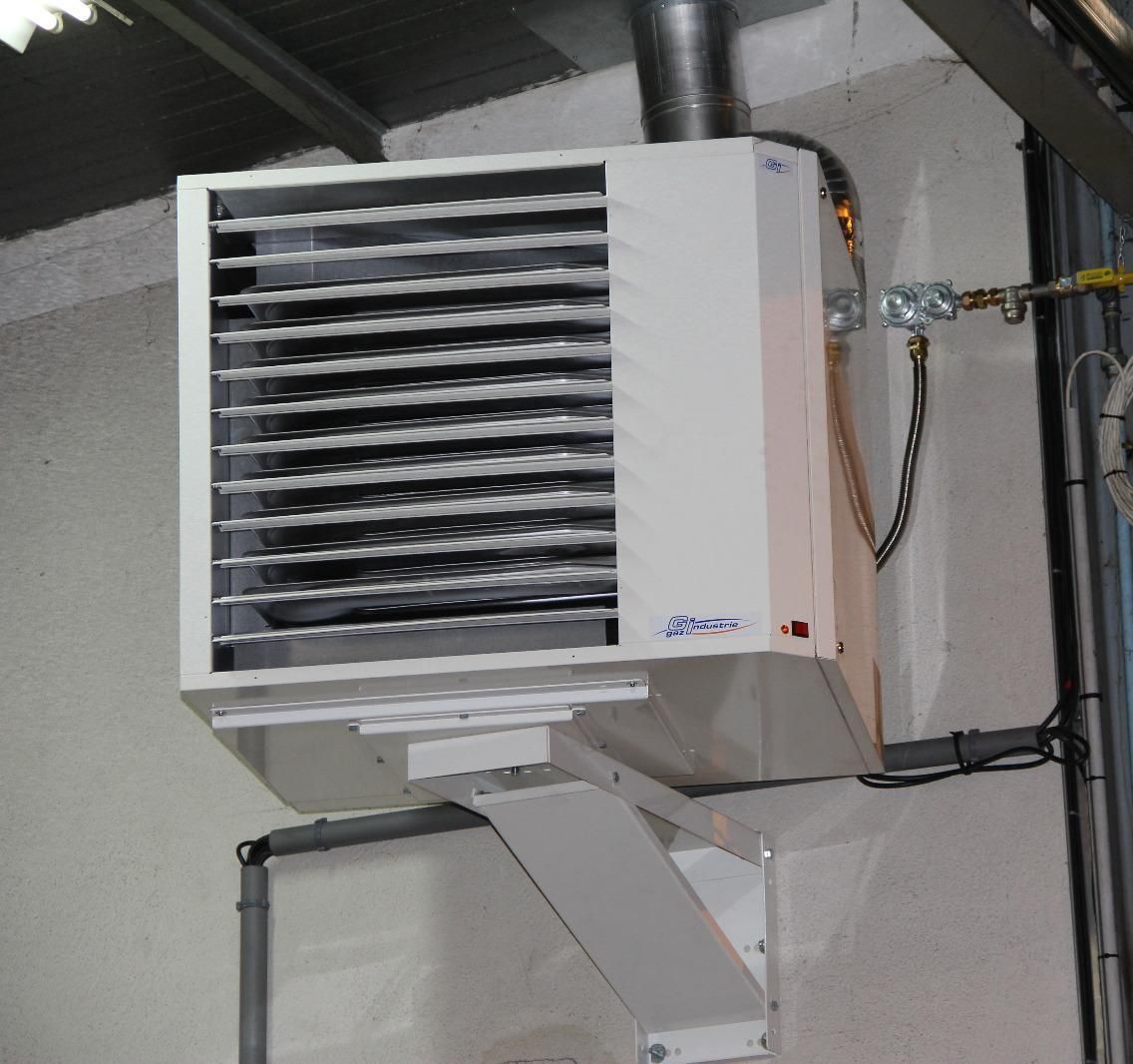 Chauffage par aérotherme