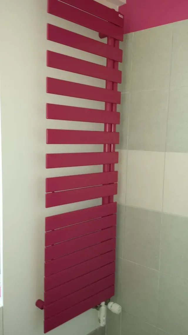 Pose de sèche-serviette