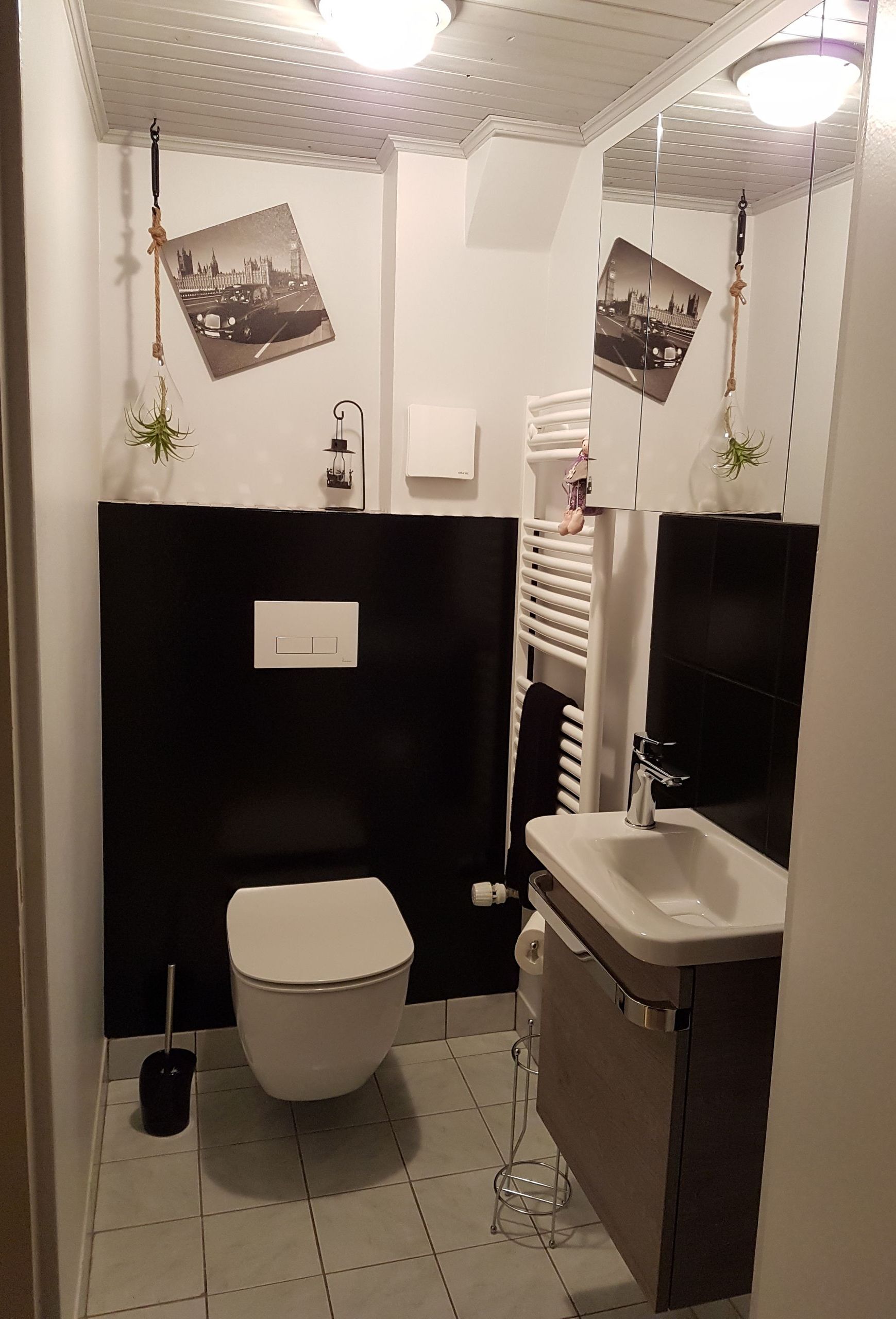 Toilettes rénovées