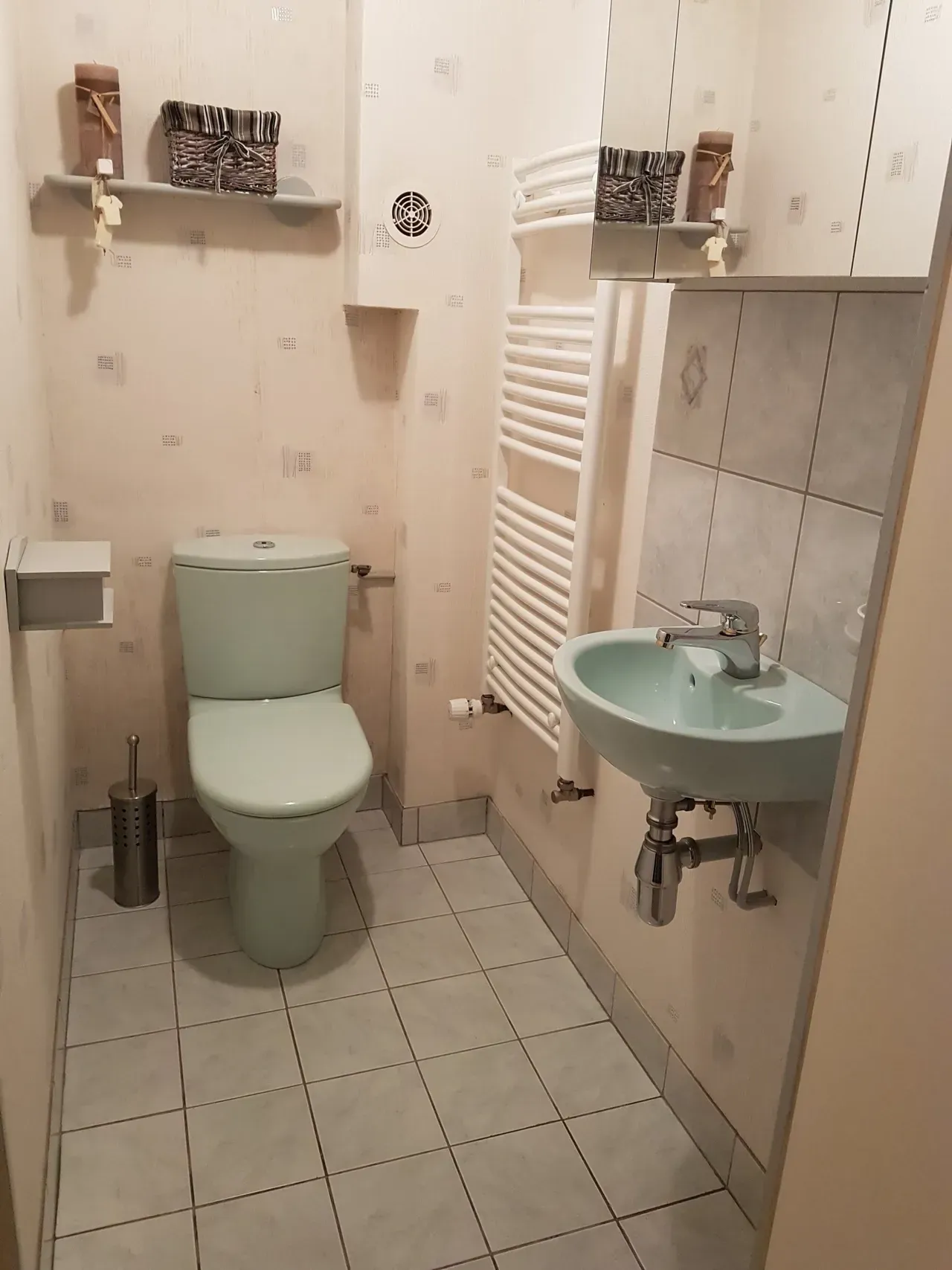 Rénovation d'un coin toilettes