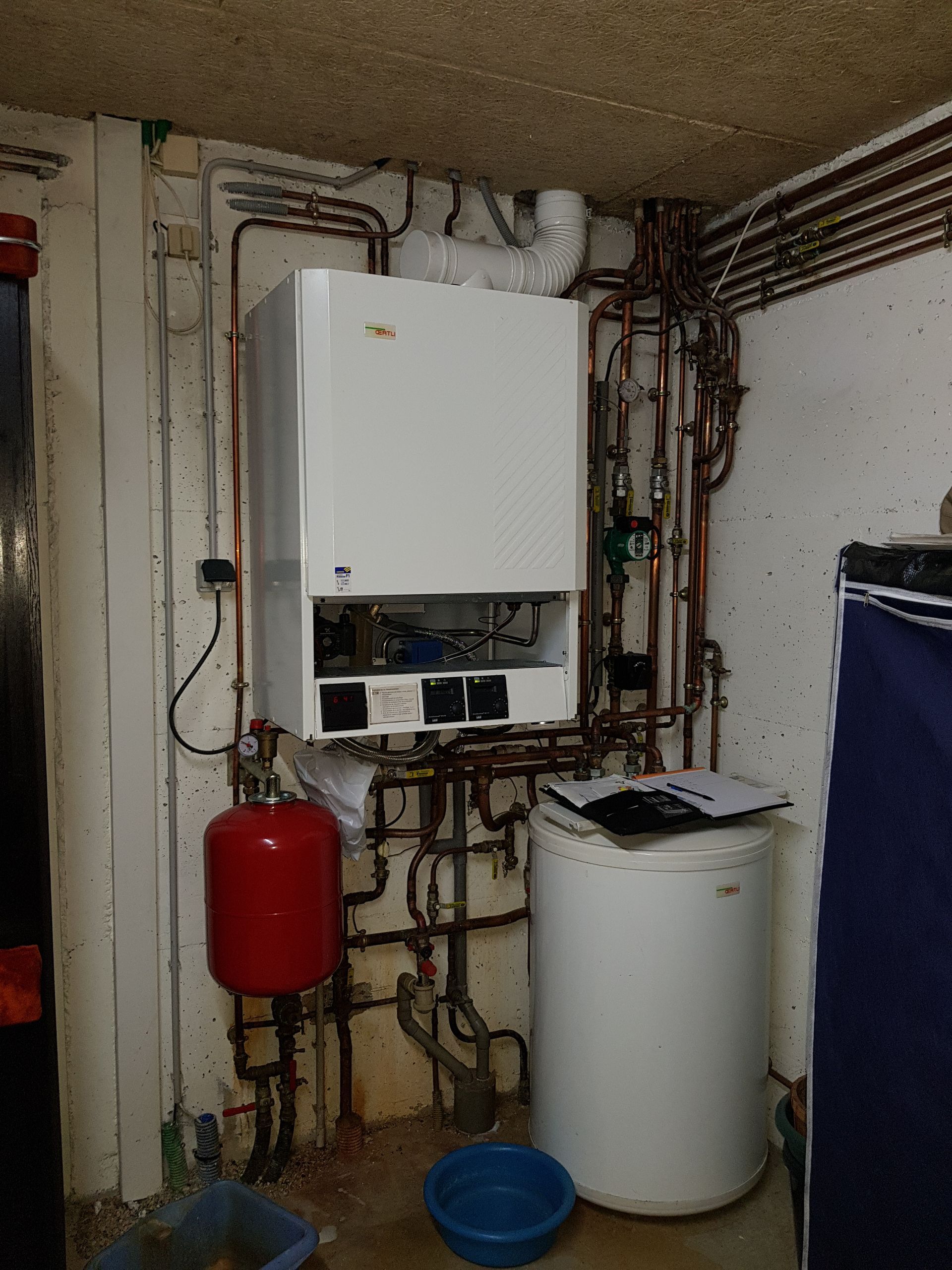 Ancienne chaudière gaz