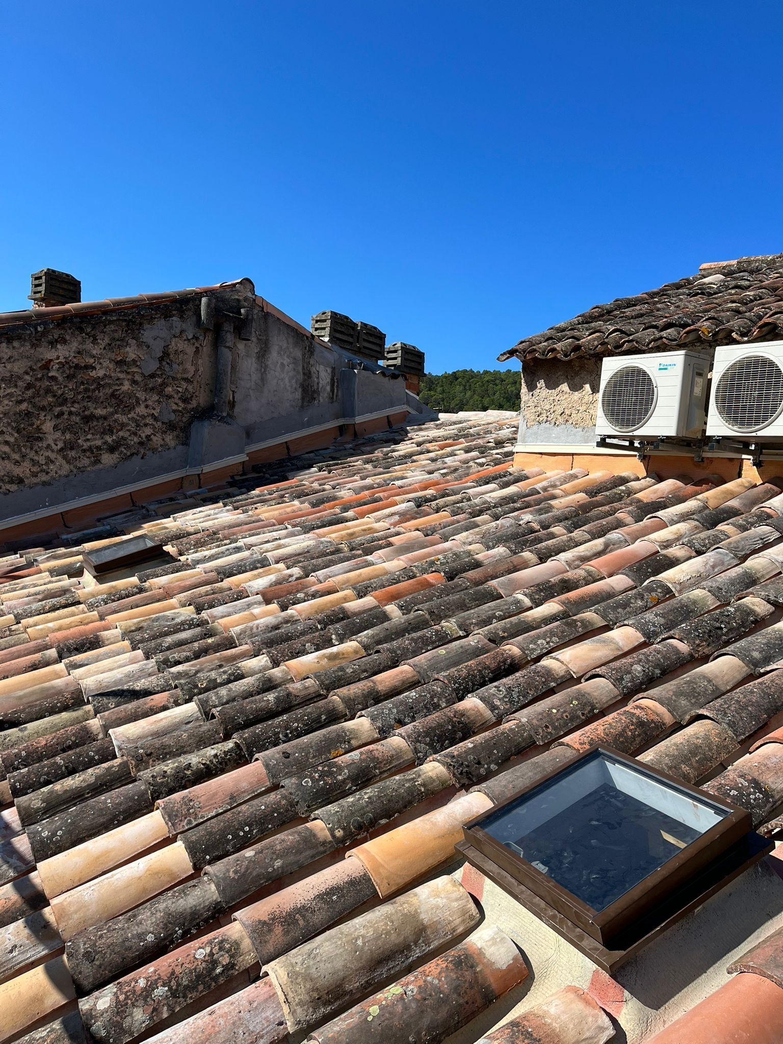 Toiture vieillissante 