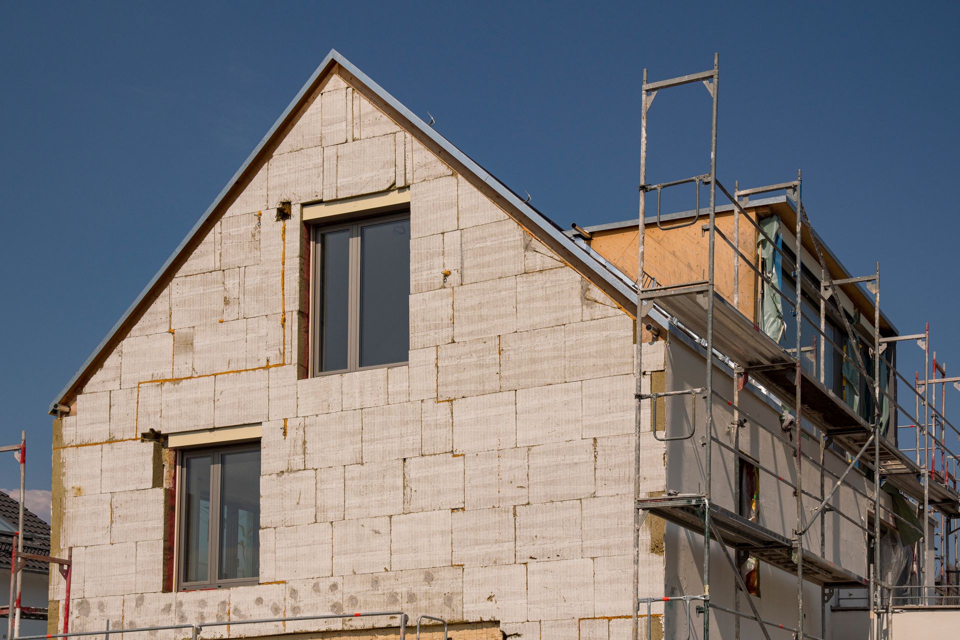 Isolation extérieure d'une maison