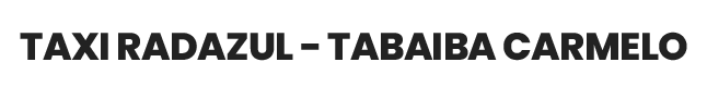 Logotipo amarillo de Radio Taxi Radazul con texto negro y borde a cuadros.