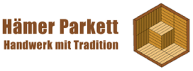 Ein Logo für eine Firma namens Hämer Parkett