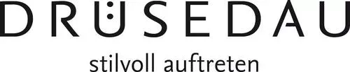 Ein schwarz-weißes Logo für ein Unternehmen namens drusedau