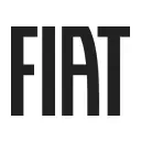 Logotipo de Fiat en negrita, negro y fuente sans-serif.