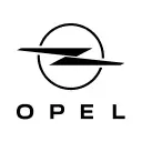 Logotipo de la marca de automóviles Opel: un círculo que encierra un rayo estilizado con la palabra