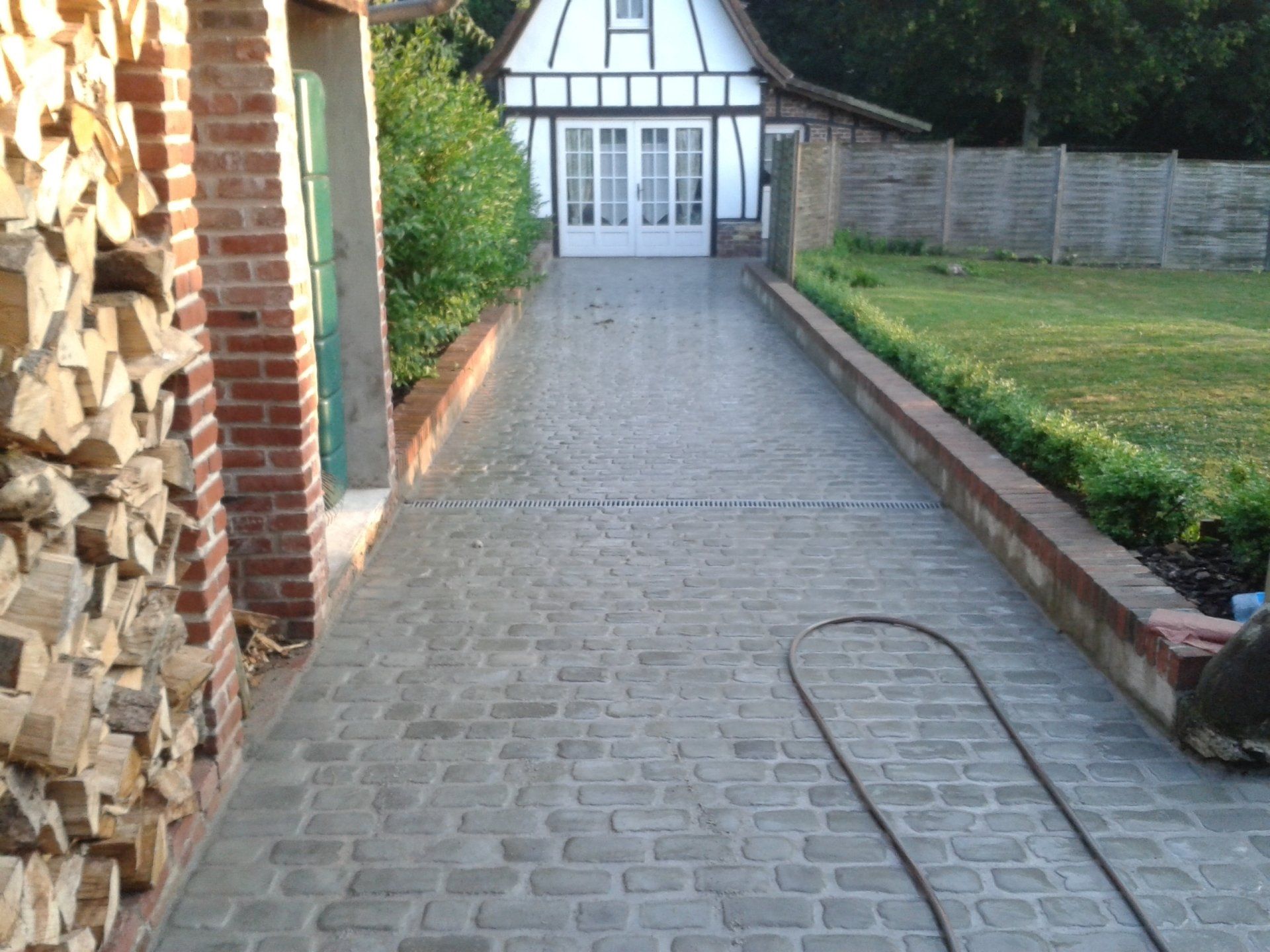 Allée en pavés Courtstones