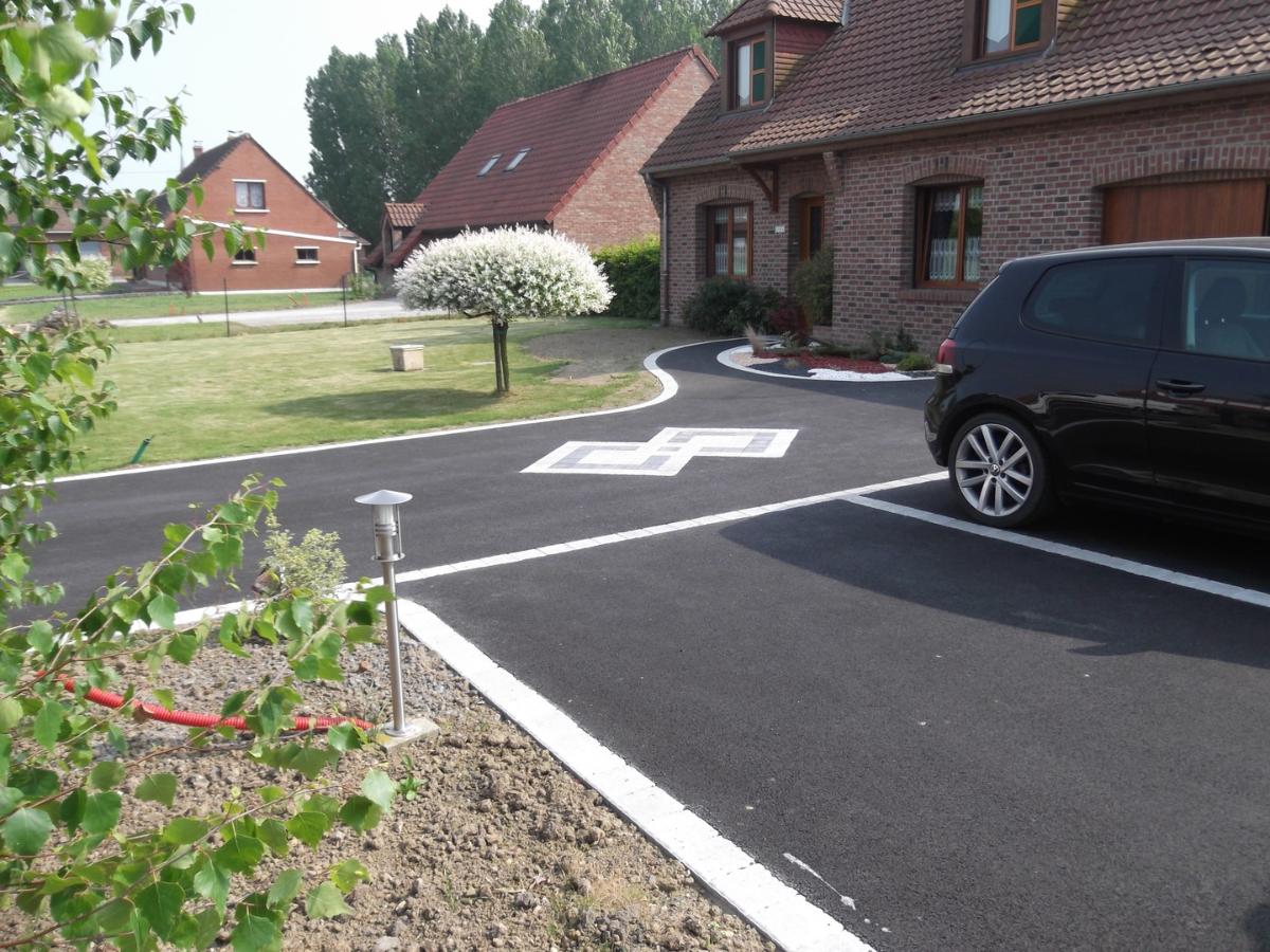 Enrobés d'entrée de garage