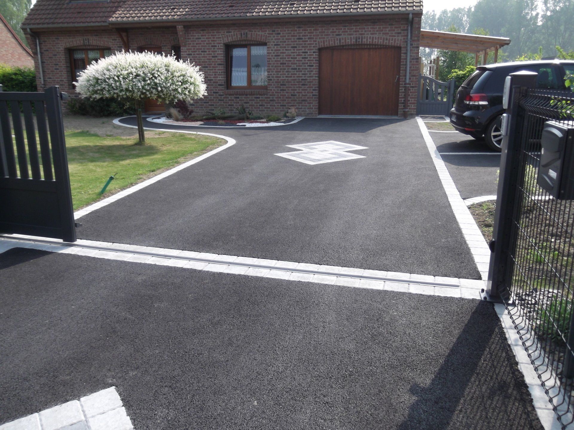 Enrobés pavés béton