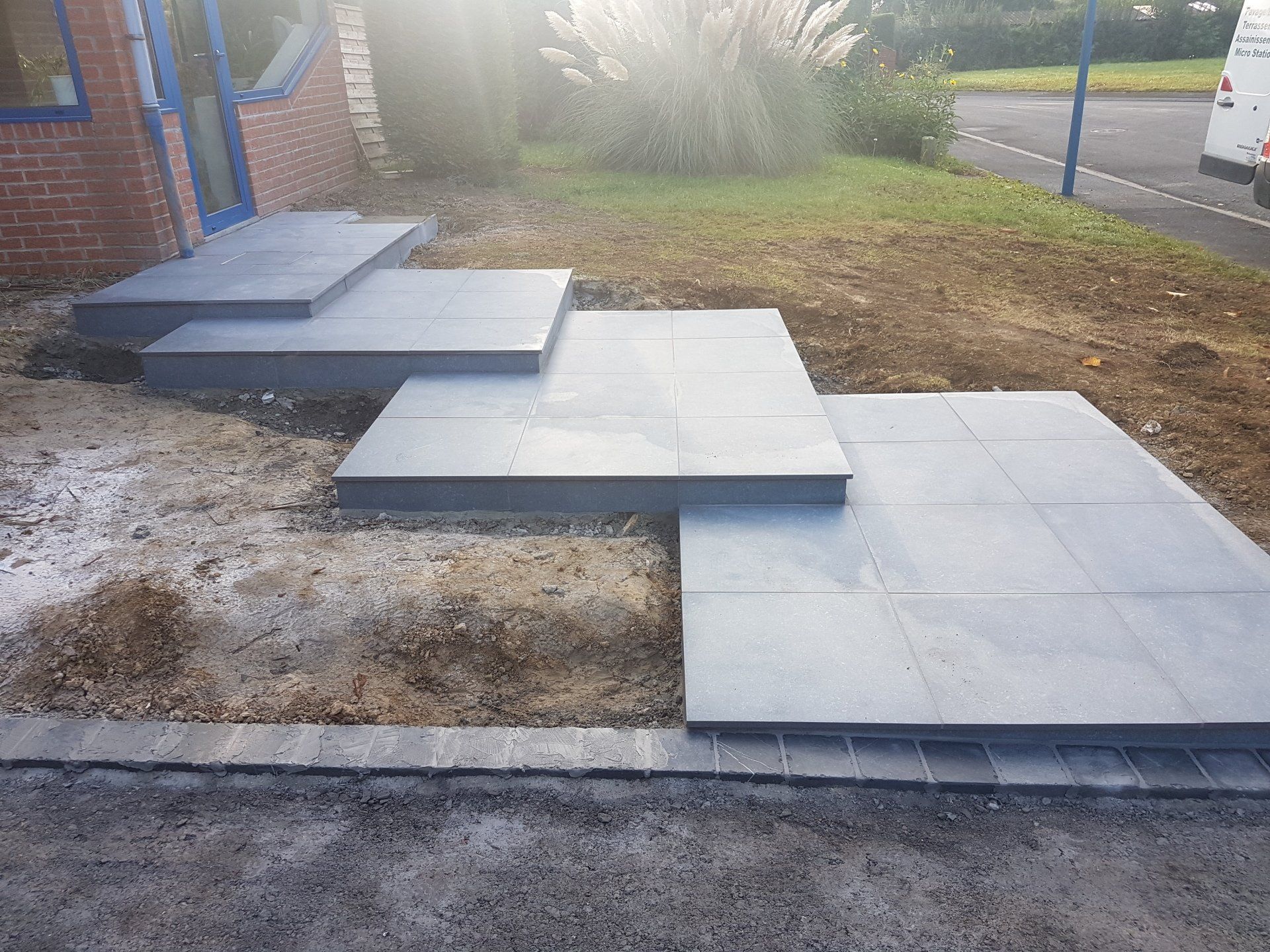 Marches céramique ardena dark blue