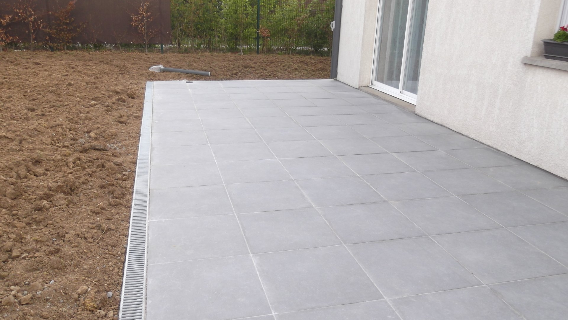 Terrasse en céramique