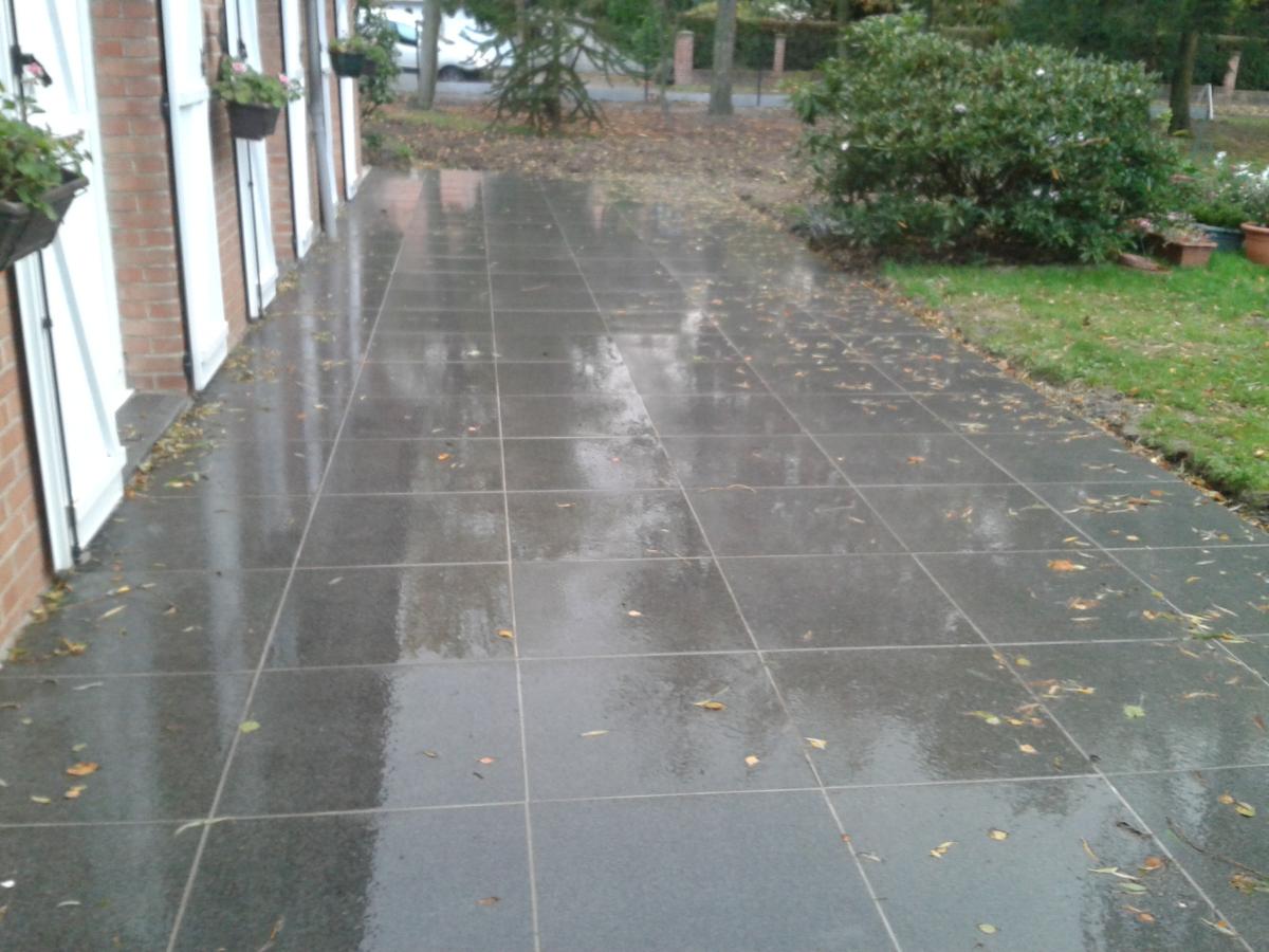 Terrasse en dalle céramique