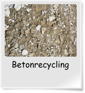 Betonrecycling. Grobes Gestein