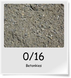 Grobkörniger Kies 0/16