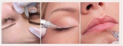 Trucco permanente e microblading su pazienti