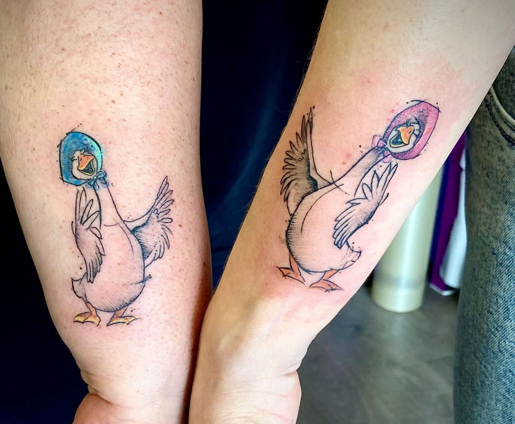 Tatuaggio di due occhette