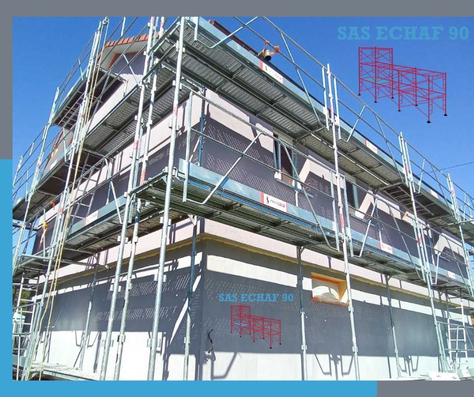 Échafaudage de ravalement de façade